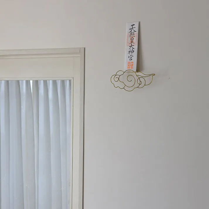 etc.(CRASH エトセトラ) 神棚 カミダナウンカイ 雲海タイプ 346858 コンパクト 現代風 飾り棚 真鍮 壁掛け 収納家具 DIY 4550139468586【別送品】