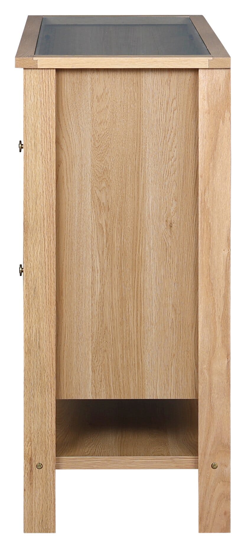 NIPPONAIRE(ニッポネア) チェスト コーニス オーク ガラス付き/幅100cm