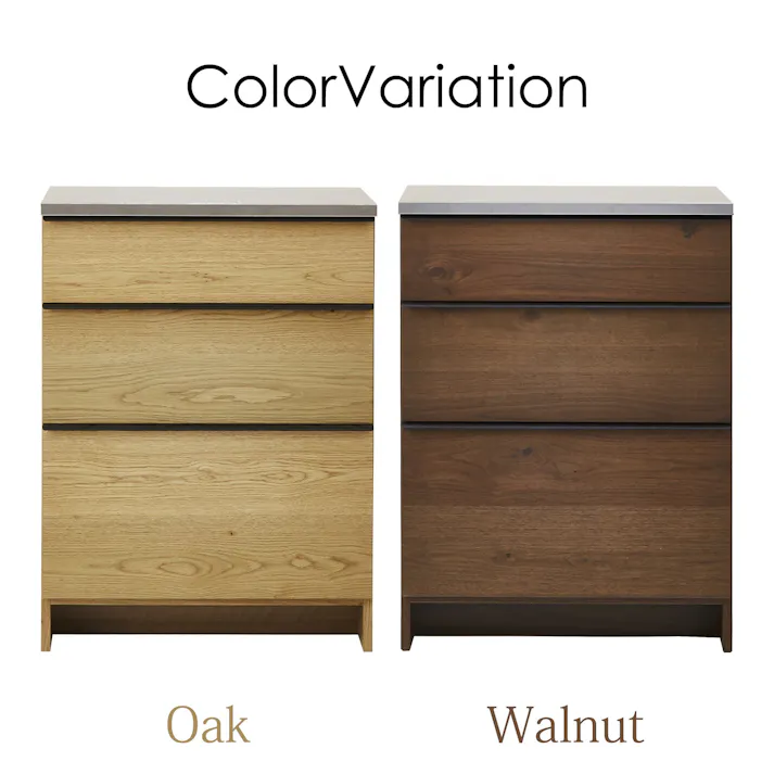 NIPPONAIRE(ニッポネア) 食器棚 オウル2 ウォールナット 幅70cm/カウンター(下台ダイニングボード) ウォールナット材 突板材 国産家具 国産 収納家具 369715 高級感 食器入れ 和モダン【別送品】