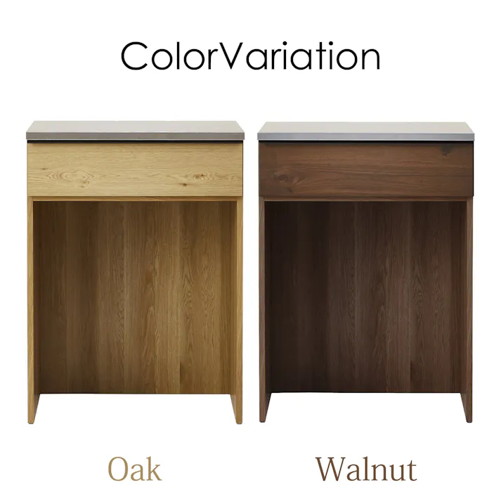 NIPPONAIRE(ニッポネア) 食器棚 オウル2 オーク 幅70cmカウンター(下台ダスト) ホワイトオーク材 突板材 国産 収納家具 レンジボード 369720 高級感 食器入れ 和モダン【別送品】