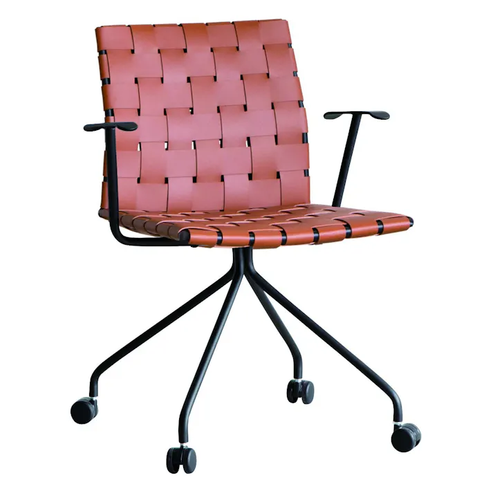 関家具 大川家具 yuu(CRASH ユー) オフィスチェア ハーパー キャメル リサイクルレザー スチール デスクチェア 事務椅子 ワークチェア 椅子 チェア 仕事椅子 372296 (配送方法:軒先渡し) 4550139722961【別送品】