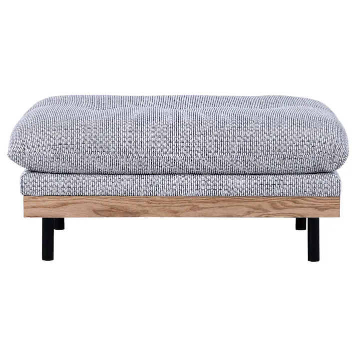 nora.(ノラ) ソファ フッカ F51ルクソールGY オットマン ファブリック リビング 椅子 400253 おしゃれ ルンバ対応 リラックス【別送品】