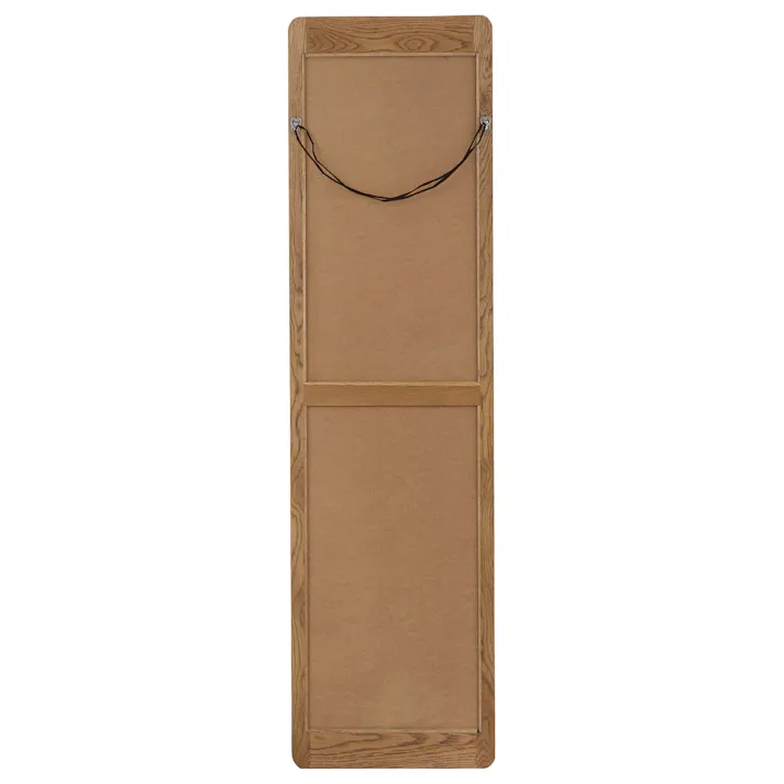 nofflys(ノフリス) スタンドミラー タム ナチュラル オーク無垢材 北欧 鏡 立て鏡 インテリア 402791 シンプル 転倒防止 スタイリッシュ【別送品】