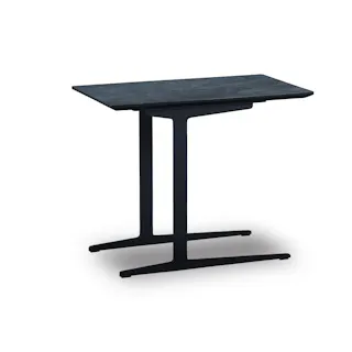 RELAXFORM Living サイドテーブル カルゴ ブラックストーン Sサイズ 天板:メラミン化粧板 脚:スチール リビングテーブル 机 フロアテーブル 408777 モダン コンパクト ベッド【別送品】