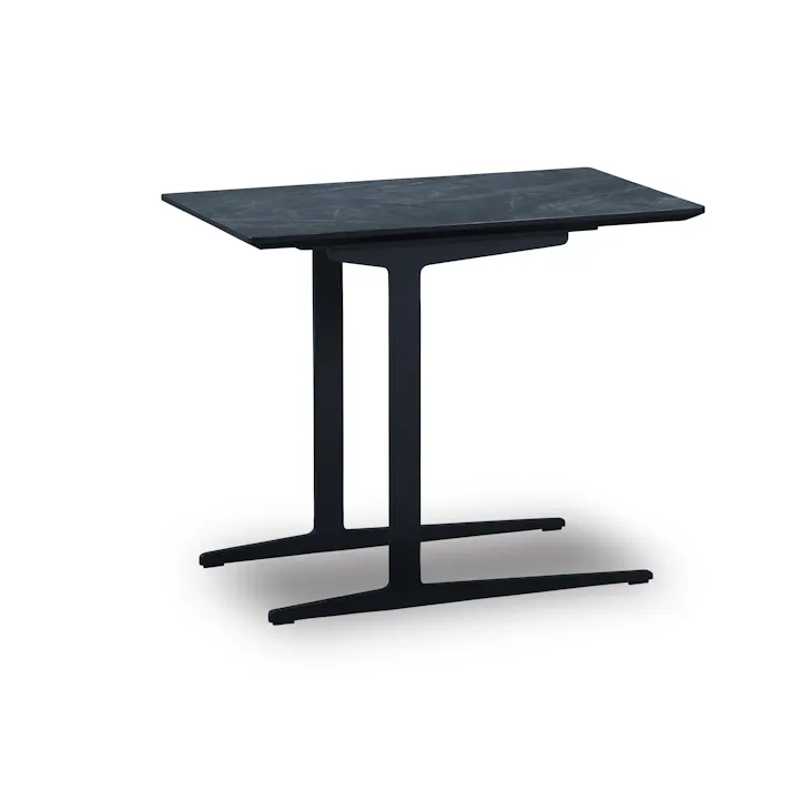 RELAXFORM Living サイドテーブル カルゴ ブラックストーン Sサイズ 天板:メラミン化粧板 脚:スチール リビングテーブル 机 フロアテーブル 408777 モダン コンパクト ベッド【別送品】