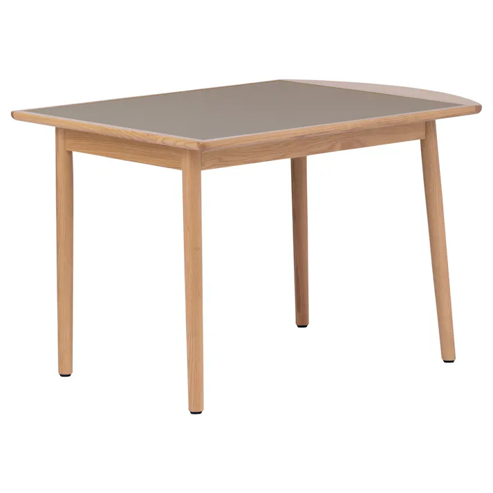 関家具 大川家具 nofflys(ノフリス) ダイニングテーブル エルナ ベージュ 幅110cm 天板:メラミン/レッドオーク材 無垢材 北欧 食卓机 食卓テーブル ダイニング 机 テーブル 410606 (配送方法:軒先渡し) 4550140106064【別送品】