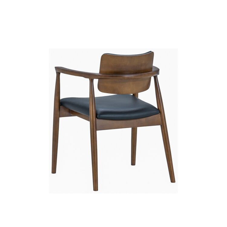 to Meet チェア カストロ ブラウン/座面:合皮ブラック