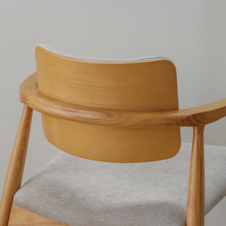 to Meet チェア カストロ ナチュラル/座面:ファブリックベージュ