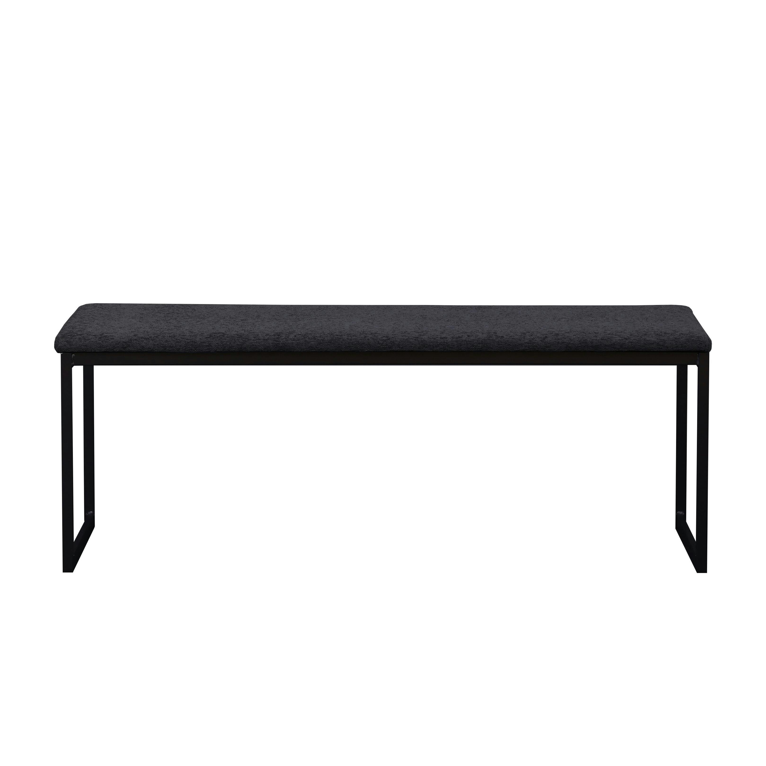 関家具 大川家具 NIPPONAIRE(ニッポネア) ベンチ カラス ブラック/フレームブラック 幅140cm ファブリック 国産家具 国産 椅子 ダイニングチ 椅子 関家具 大川家具 NIPPONAIRE(ニッポネア) ベンチ カラス ブラック/フレームブラック 幅140cm ファブリック 国産家具 国産 椅子 ダイニングチ 椅子