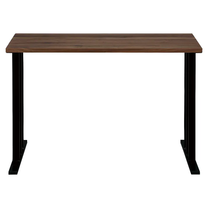 NIPPONAIRE(ニッポネア) デスク デクタ ウォールナット/スチール脚Dブラック デスク/110x60cm ウォールナット材 無垢材 国産 仕事 418363 テーブル 机 木製【別送品】