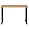 NIPPONAIRE(ニッポネア) デスク デクタ オーク/スチール脚Dブラック デスク/110x60cm ホワイトオーク材 無垢材 国産家具 国産 仕事 418375 テーブル 机 木製【別送品】