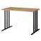 NIPPONAIRE(ニッポネア) デスク デクタ オーク/スチール脚Dブラック デスク/110x60cm ホワイトオーク材 無垢材 国産家具 国産 仕事 418375 テーブル 机 木製【別送品】