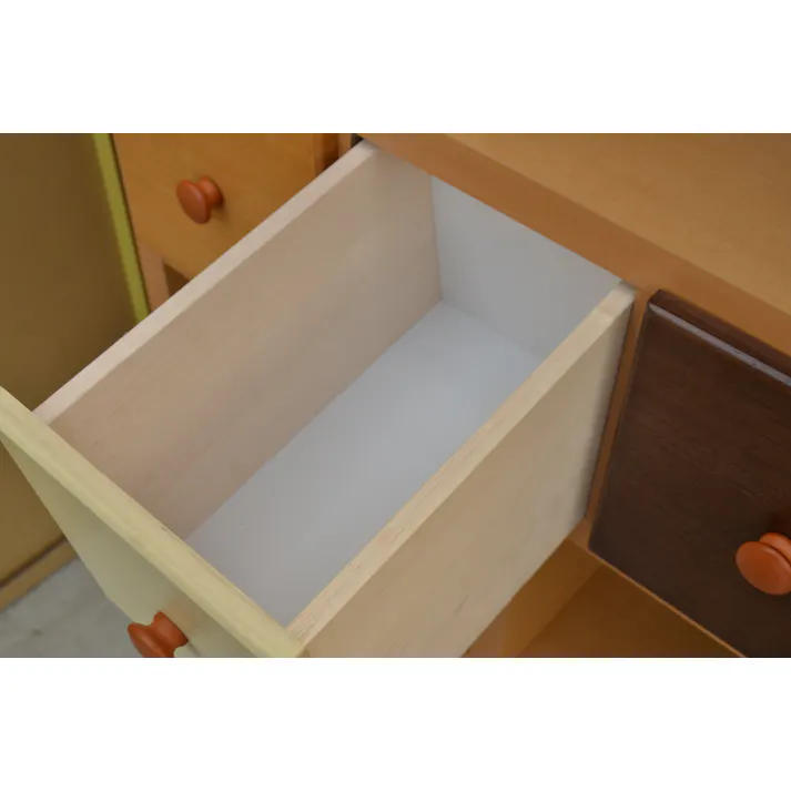 nakakei シェルフ スクエア ナチュラル 高さ147cm ハイタイプ 213214 本棚 ブックシェルフ 収納棚【別送品】