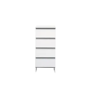 doi 収納家具 ランドリー収納 ポケット 高さ100cm ロータイプ ホワイト 幅45cm 243728 省スペース 収納力抜群 洗濯機【別送品】