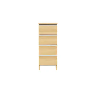 doi 収納家具 ランドリー収納 ポケット 高さ100cm ロータイプ ナチュラル 幅40cm 243732 省スペース 収納力抜群 洗濯機【別送品】