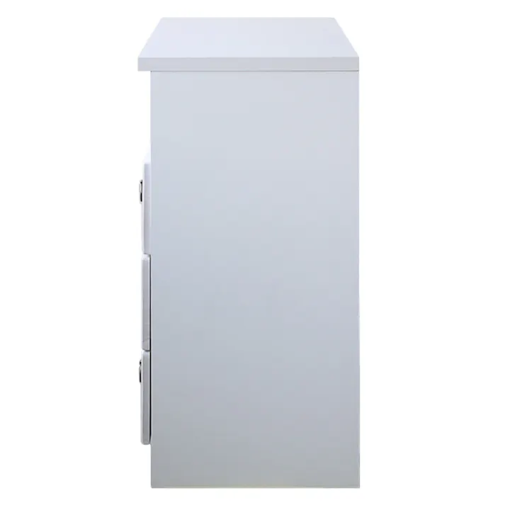 nakakei ミドルテレビボード スパニッシュ ホワイト 幅60cm 326817 テレビ台 テレビ収納 ローボード【別送品】