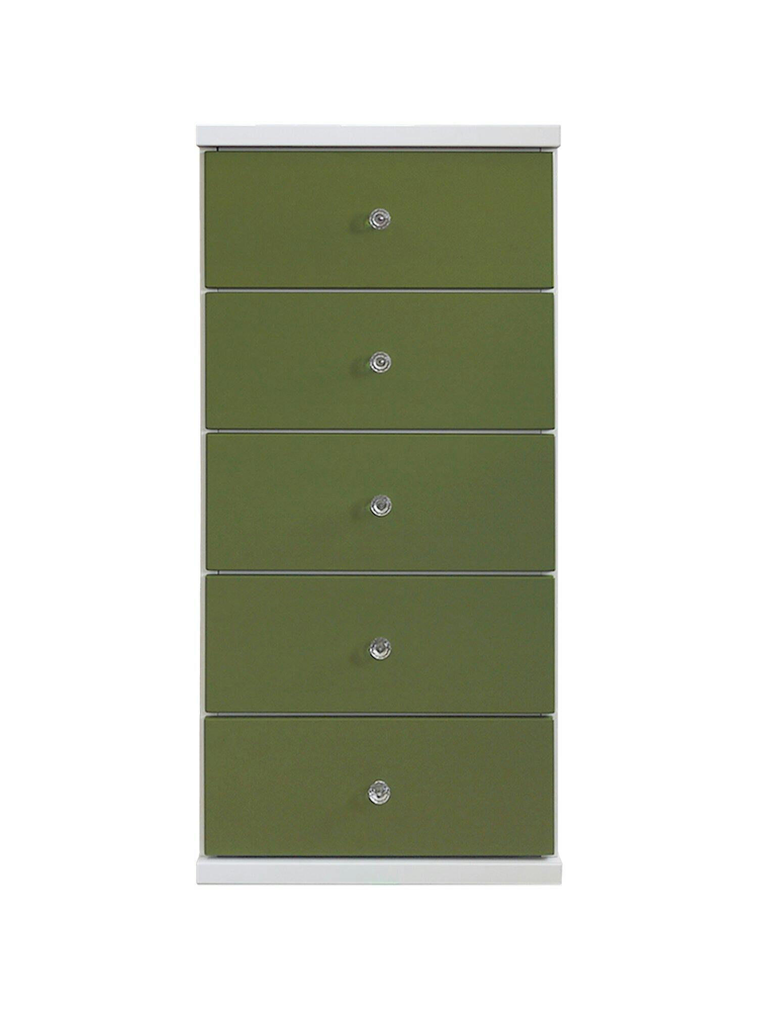 大川家具 nakakei チェスト キャンディ オリーブ 幅44cm 5段タイプ 342101 (配送方法:軒先渡し) 4550139421017 チェスト・タンス 大川家具 nakakei チェスト キャンディ オリーブ 幅44cm 5段タイプ 342101 (配送方法:軒先渡し) 4550139421017 チェスト・タンス