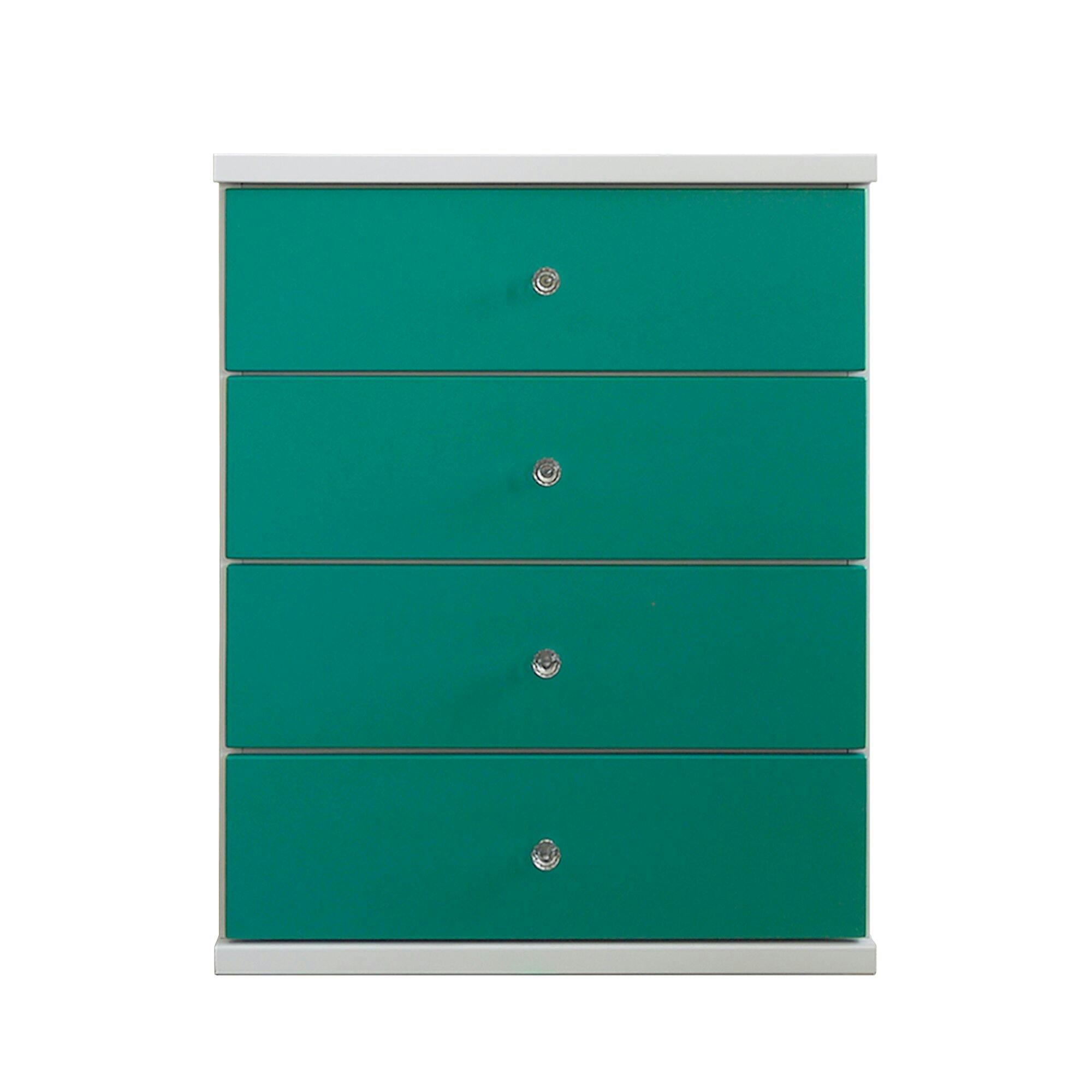 大川家具 nakakei チェスト キャンディ ターコイズ 幅60cm 4段タイプ 342106 (配送方法:軒先渡し) 4550139421062 チェスト・タンス 大川家具 nakakei チェスト キャンディ ターコイズ 幅60cm 4段タイプ 342106 (配送方法:軒先渡し) 4550139421062 チェスト・タンス
