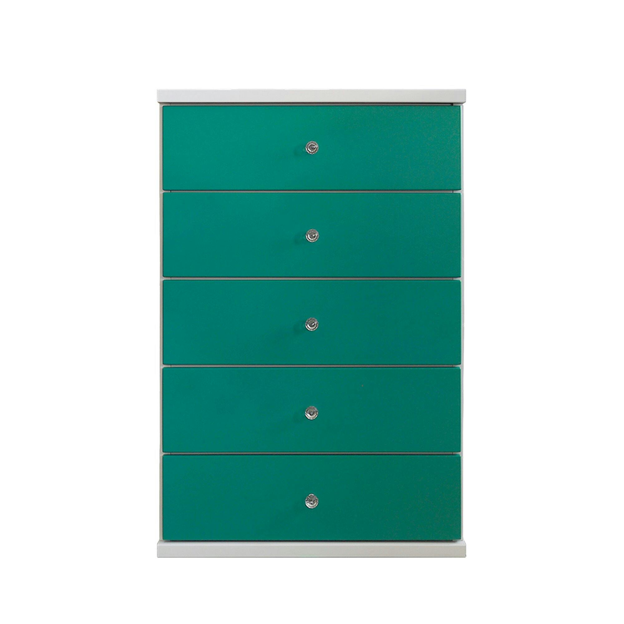 大川家具 nakakei チェスト キャンディ ターコイズ 幅60cm 5段タイプ 342107 (配送方法:軒先渡し) 4550139421079 チェスト・タンス 大川家具 nakakei チェスト キャンディ ターコイズ 幅60cm 5段タイプ 342107 (配送方法:軒先渡し) 4550139421079 チェスト・タンス