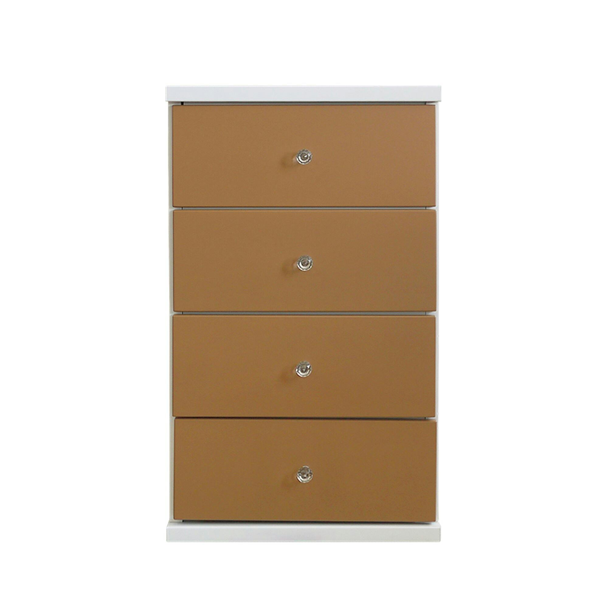 大川家具 nakakei チェスト キャンディ キャメル 幅44cm 4段タイプ 342116 (配送方法:軒先渡し) 4550139421161 チェスト・タンス 大川家具 nakakei チェスト キャンディ キャメル 幅44cm 4段タイプ 342116 (配送方法:軒先渡し) 4550139421161 チェスト・タンス