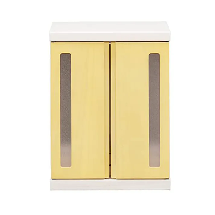大川家具 nakakei ペット用仏壇 メモリアルボックス イエロー LEDライト付き 354365 (配送方法:軒先渡し) 4550139543658【別送品】