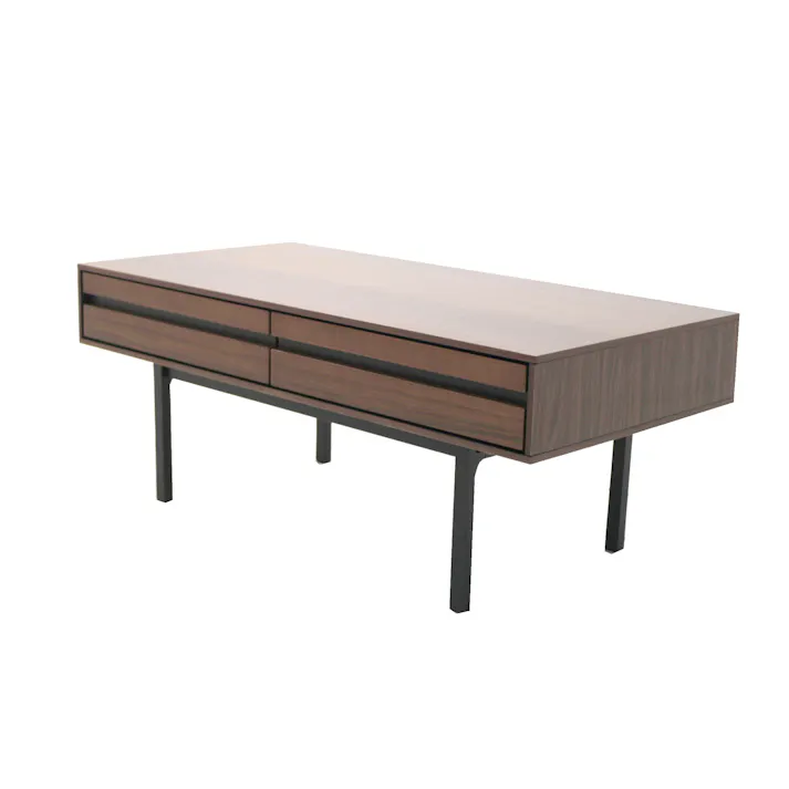 heisei センターテーブル ロゼッタ ウォールナット 幅100cm 372242 ローテーブル リビング机 机【別送品】