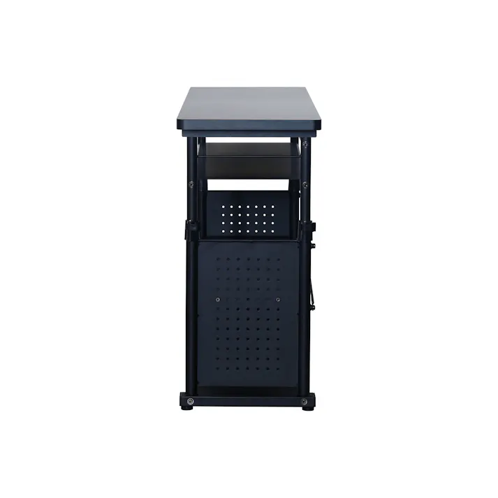 Contieaks(コンティークス) ラック CTG-R120 ブラック 昇降式 eスポーツ ゲーミング家具 431829 昇降ラック ゲーム機収納 収納棚【別送品】