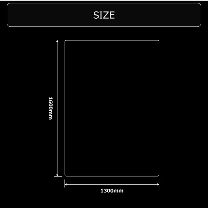 Bauhutte(バウヒュッテ) チェアマット BCM-160BK ブラック 幅120×奥行160cm 長方形タイプ 228817 下敷きマット 椅子マット 四角マット【別送品】