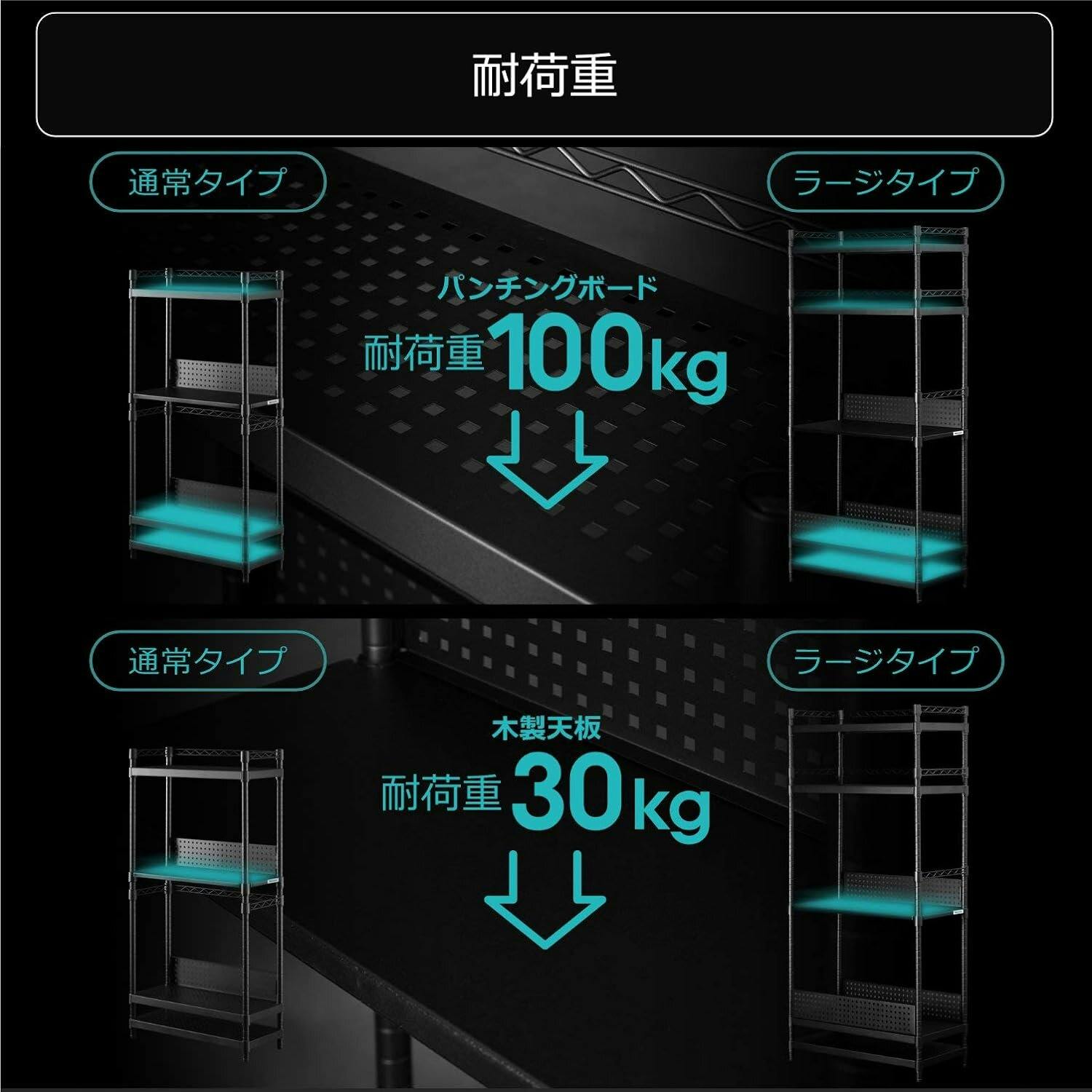Bauhutte(バウヒュッテ) サイドラック BHS-700SM-BK ブラック 幅70cm