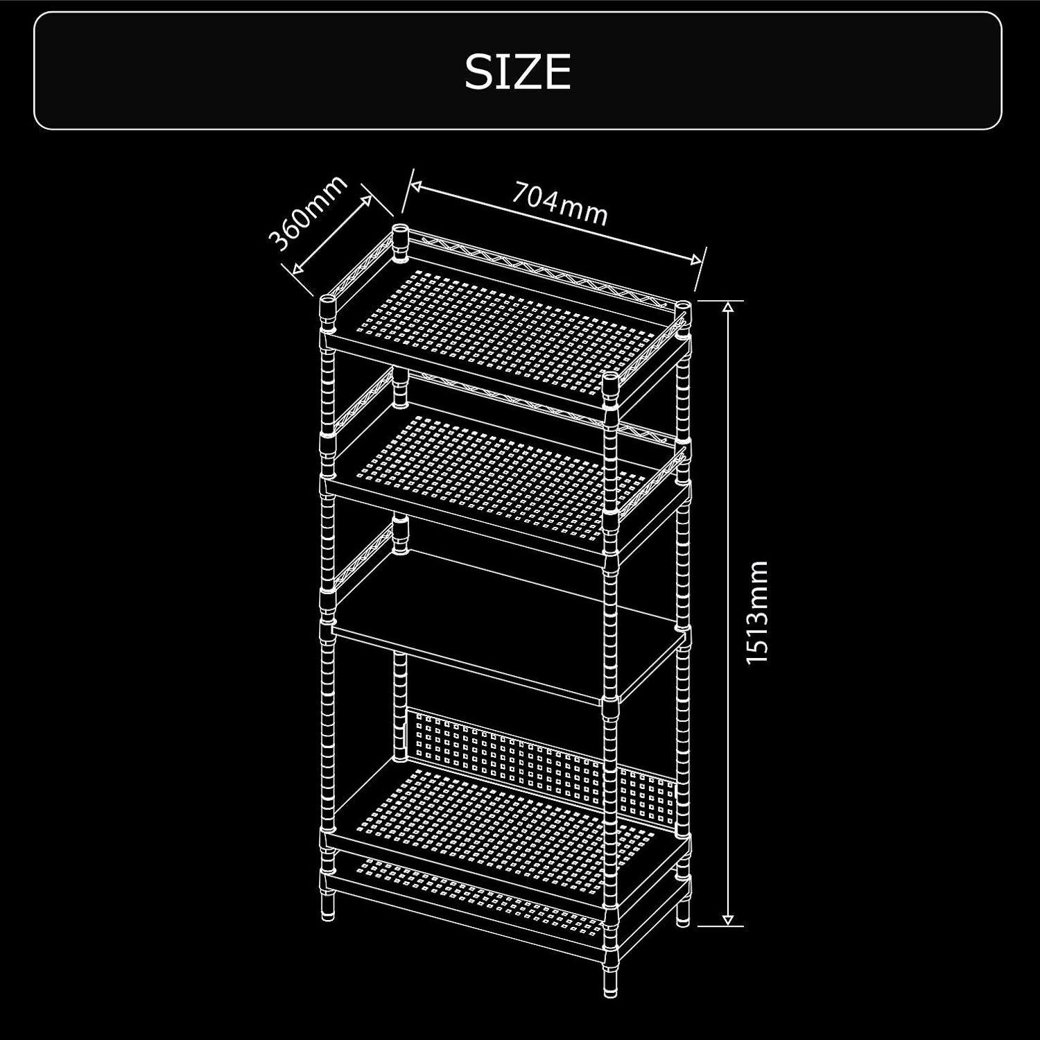 バウヒュッテ サイドラック Bauhutte(バウヒュッテ) サイドラック BHS-700SM-BK ブラック 幅70cm