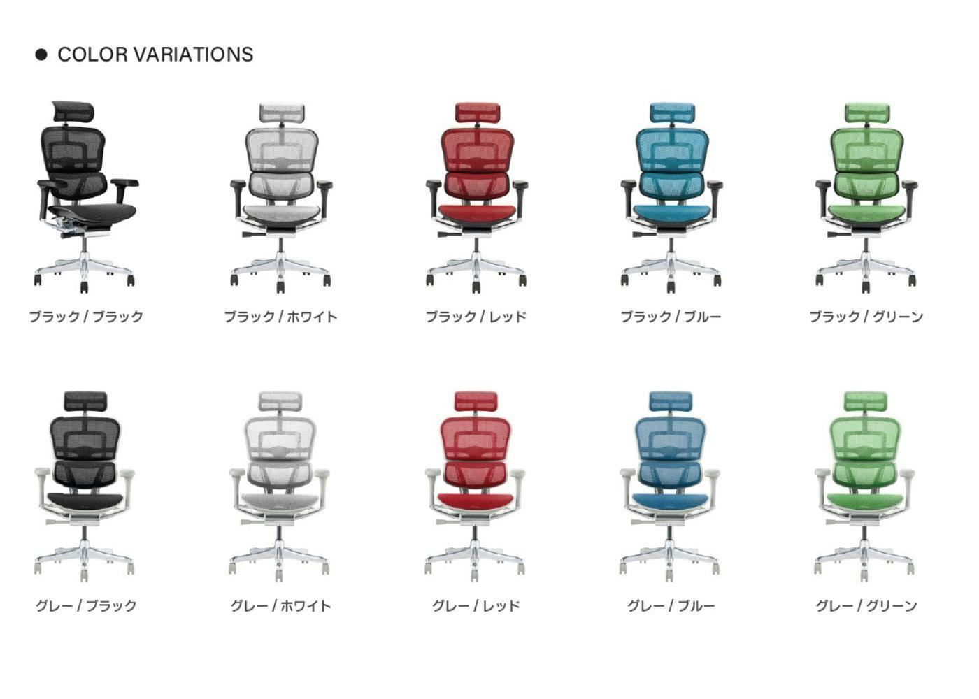 Ergohuman2(エルゴヒューマン2) オフィスチェア EHP2-HAM-DR-GF-WH 新