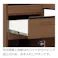 関家具 doi すき間収納 ビーン 幅35cm ブラウン 収納家具 296253(配送方法:軒下渡し) 4549911962534【別送品】