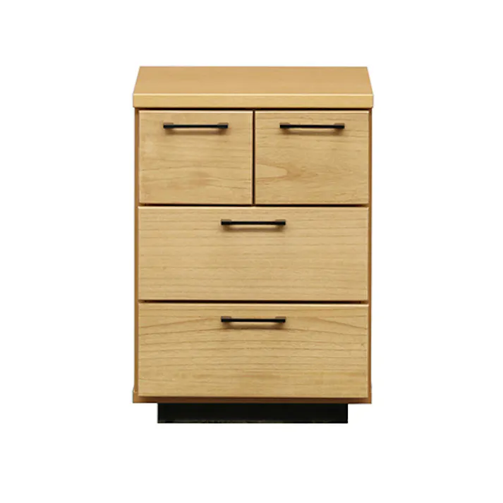 関家具 nakakei チェスト オルガ 幅45cm 3段タイプ 収納家具 376015(配送方法:軒下渡し) 4550139760154【別送品】