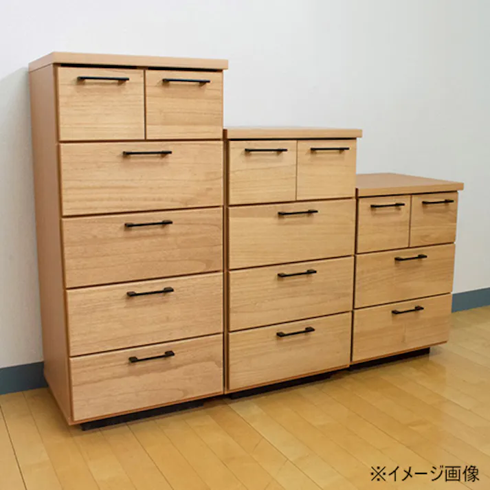 関家具 nakakei チェスト オルガ 幅45cm 3段タイプ 収納家具 376015(配送方法:軒下渡し) 4550139760154【別送品】