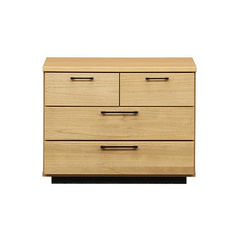 関家具 nakakei チェスト オルガ 幅80cm 3段タイプ 収納家具 376021(配送方法：開梱設置) 4550139760215【別送品】