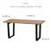 関家具 ToMeet ダイニングテーブル ザック 幅150cm オーク 無垢材 脚ブラック 408601(配送方法:軒下渡し) 4550140086014【別送品】