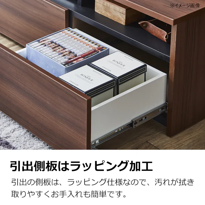 関家具 doi テレビボード リノア 幅180cm ブラウン テレビ台 411042(配送方法:開梱設置) 4550140110429【別送品】