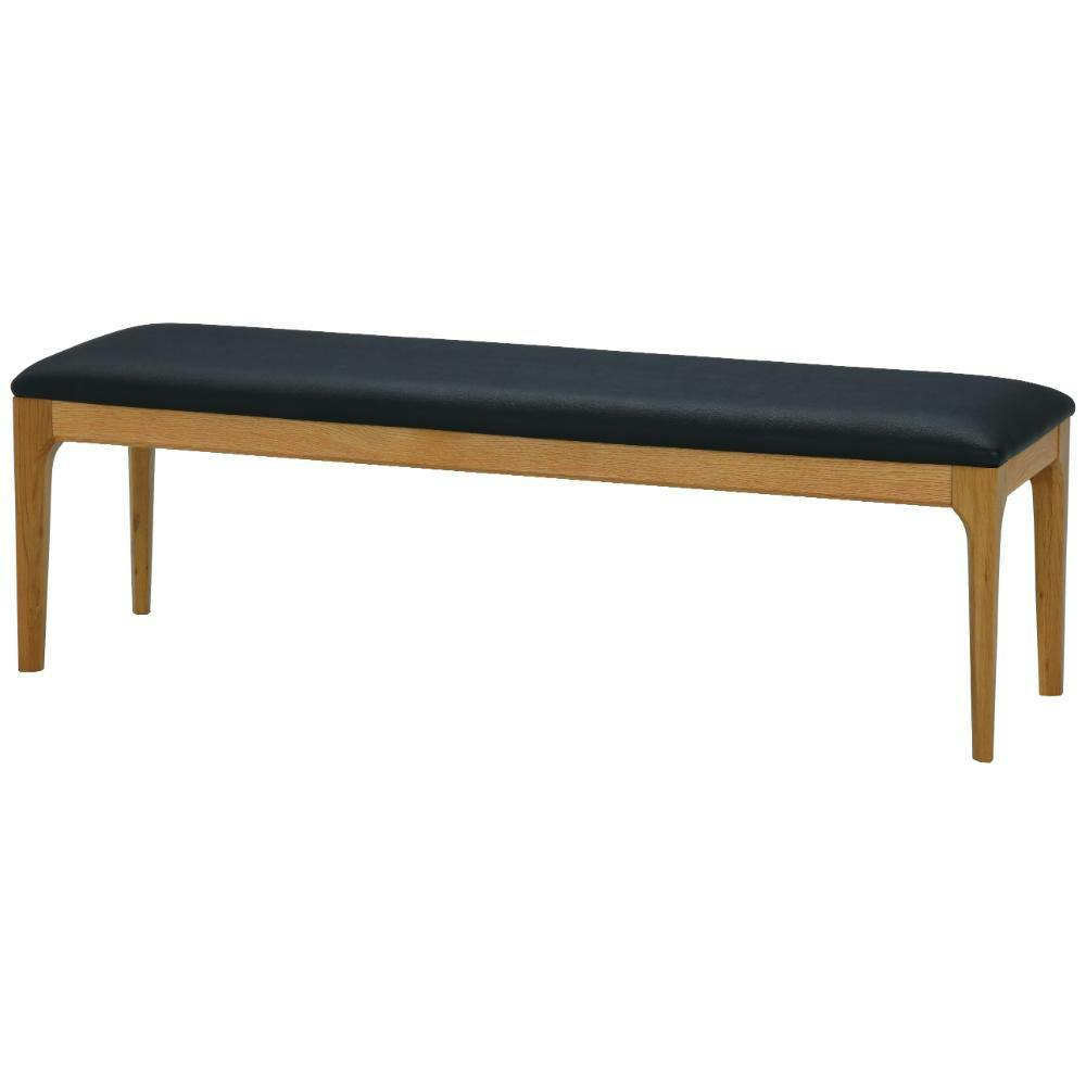関家具 ToMeet マンティス ベンチ 幅130cm ナチュラル オーク材 合成皮革 421350(配送方法:軒下渡し) 4550140213502 椅子 関家具 ToMeet マンティス ベンチ 幅130cm ナチュラル オーク材 合成皮革 421350(配送方法:軒下渡し) 4550140213502 椅子