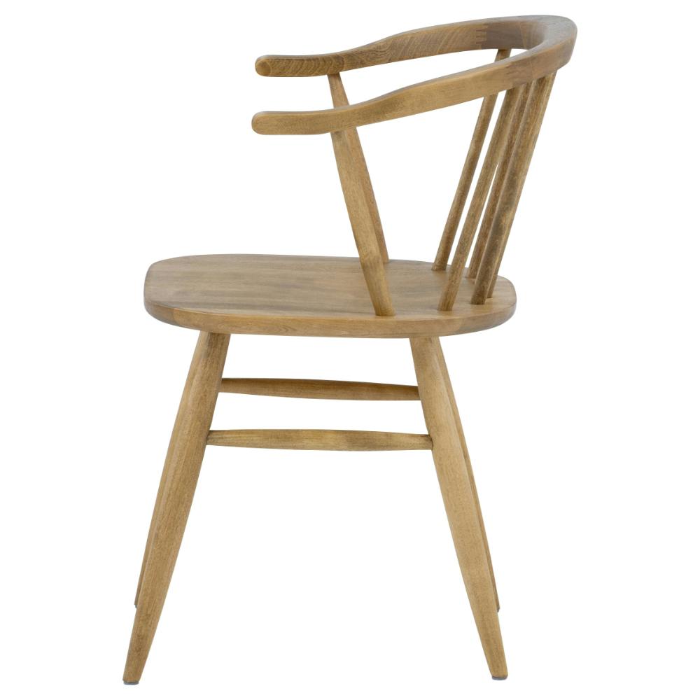 関家具 nora. ダイニングチェア ロメリア2 ナチュラル 板座 428636