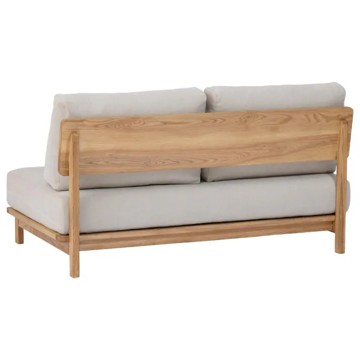 関家具 nora. 2人掛けソファ マナー4 キャンバス生地 アイボリー色 木フレーム アッシュ材 431872(配送方法:開梱設置) 4550140318726【別送品】