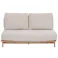 関家具 nora. 2人掛け変形ソファ マナー4 キャンバス生地 アイボリー色 木フレーム アッシュ材 431873(配送方法:開梱設置) 4550140318733【別送品】