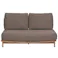 関家具 nora. 2人掛け変形ソファ マナー4 キャンバス生地 ブラウン色 木フレーム アッシュ材 431880(配送方法:開梱設置) 4550140318801【別送品】