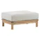 関家具 nora. オットマン マナー4 キャンバス生地 アイボリー色 木フレーム アッシュ材 431885(配送方法:軒下渡し) 4550140318856【別送品】