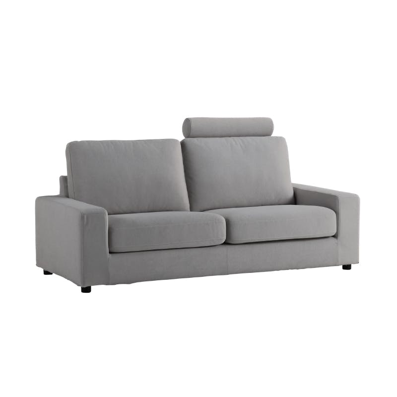 関家具 PETTO アビー 3人掛けソファ 幅186cm PC19 スモーキーグレー