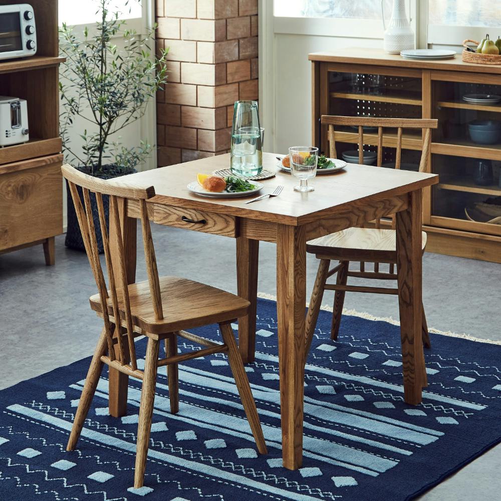 関家具 nora. ダイニングチェア アネモネ3 ナチュラル(アッシュ材)板座