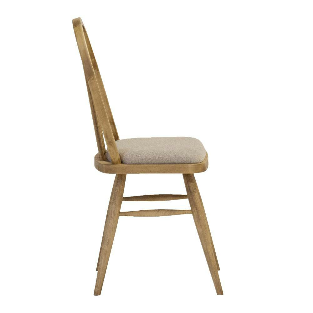 関家具 nora. ダイニングチェア マーガレット2 サンドベージュ 布座