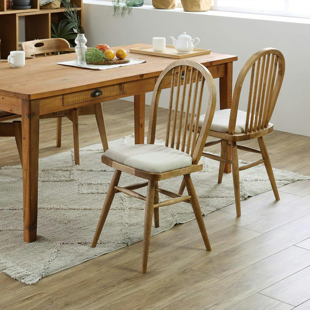 美品 2点セット 関家具 ダイニングチェア DCマーガレット GA12 nora