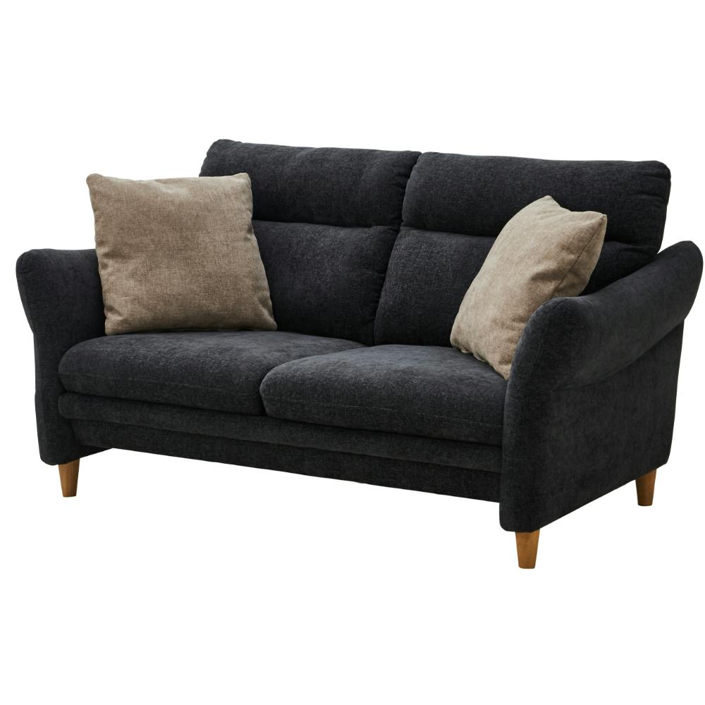 関家具 ToMeet 2人掛けソファ シビル 幅151cm ブラック