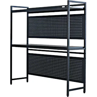 関家具 Contieaks 収納ラック セクターV3 幅140cm ブラック ゲーミングラック 459734(配送方法:軒下渡し) 4550140597343【別送品】