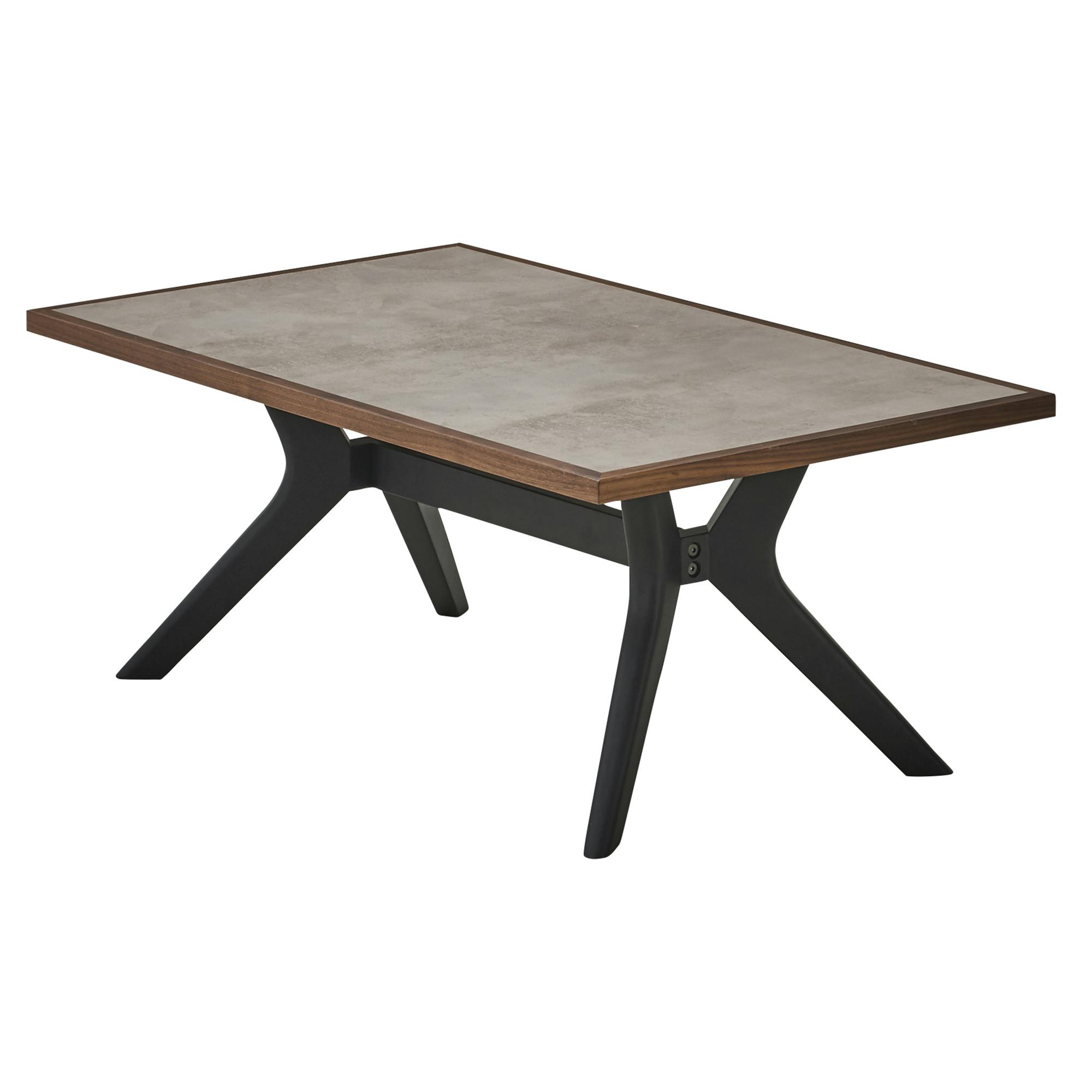 関家具 ToMeet ラミン センターテーブル 幅100cm ブラウン ブラック脚